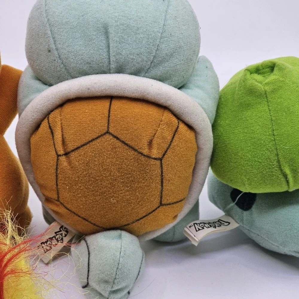 Pokemon Toy Factory Plush Lot of 3 Bulbasaur Squirtle Charizard 2015